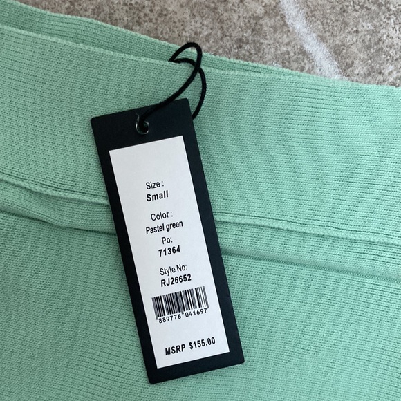 Romeo & Juliet Couture Mint Green Bandage Skirt - Picture 5 of 7